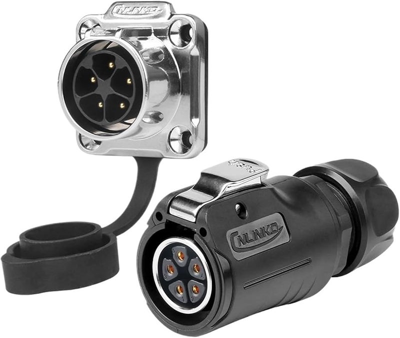 M20 Upgraded LP20 12 Pin Circular Industrial IP68 Waterproof Connector Female Plug Only - Image 5